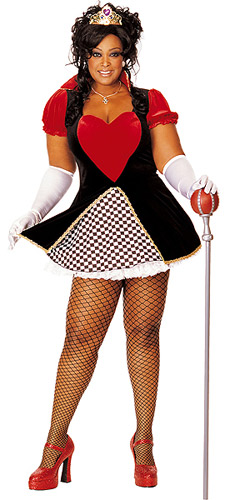 Elite Plus Size Sexy Queen of Hearts - Click Image to Close