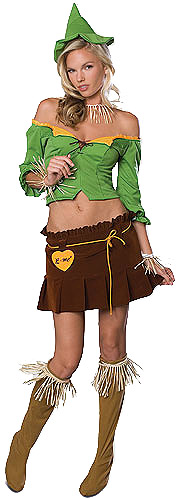 Adult Sexy Scarecrow Costume - Click Image to Close