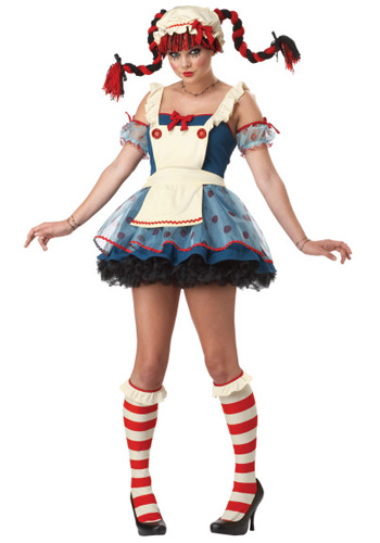 Sassy Teen Rag Doll Costume - Click Image to Close