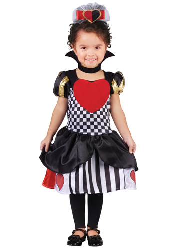 Toddler Queen of Hearts Costume