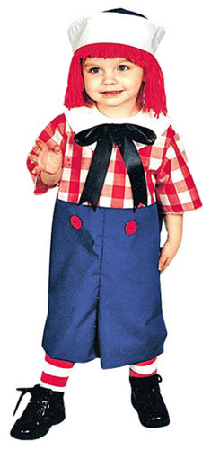 Toddler Raggedy Andy Costume - Click Image to Close