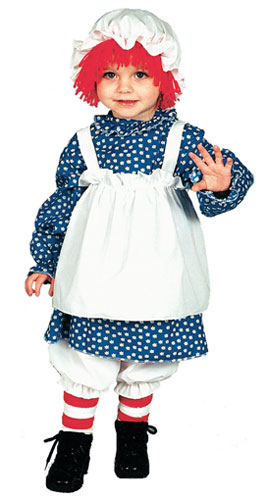 Toddler Raggedy Ann Costume - Click Image to Close