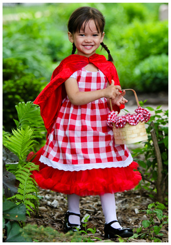Toddler Red Riding Hood Tutu Costume - Click Image to Close