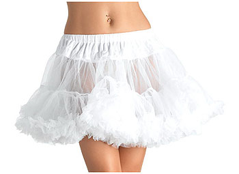 White Tulle Petticoat - Click Image to Close
