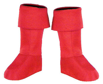 Kids Red Superhero Boot Covers