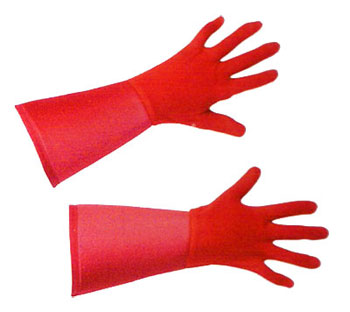 Kids Red Superhero Gloves - Click Image to Close