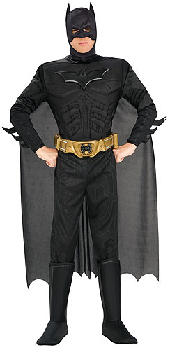 Adult Deluxe Dark Knight Batman Costume - Click Image to Close