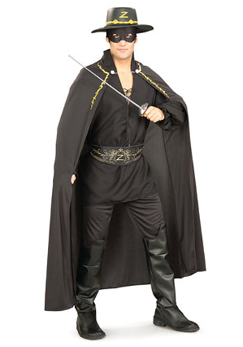 Adult Zorro Accessory Kit - Click Image to Close