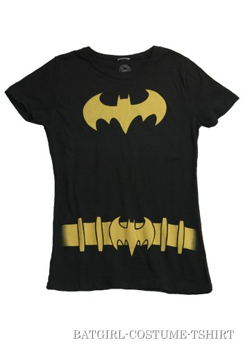 Batgirl Costume T-Shirt - Click Image to Close