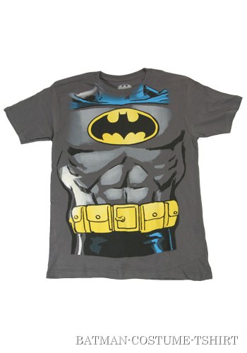 Mens Batman Costume T-Shirt - Click Image to Close