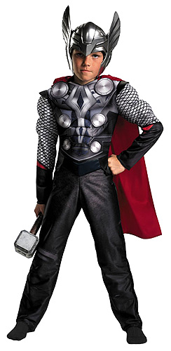 Child Muscle Chest Thor Costume