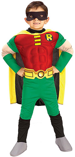 Kids Deluxe Robin Costume - Click Image to Close