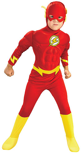Deluxe Kids Flash Costume - Click Image to Close