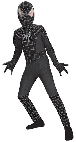 Kids Black Spiderman Costume - Click Image to Close