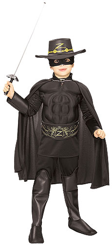 Kids Deluxe Zorro Costume - Click Image to Close