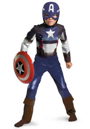 Child Classic Captain America Costume - Click Image to Close