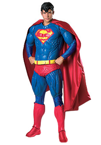 Adult Collectors Superman Costume - Click Image to Close