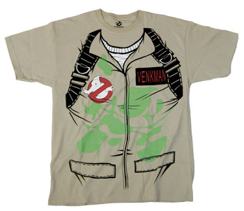 Adult Venkman Ghostbusters T-Shirt Costume