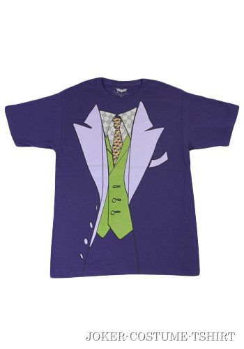 Mens Joker Costume T-Shirt - Click Image to Close