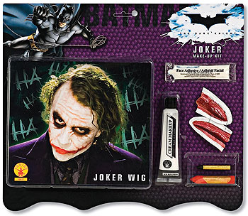 Deluxe Joker Wig & Makeup Kit - Click Image to Close