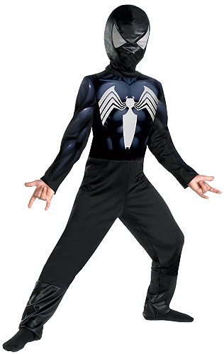 Child Black Suited Spiderman Costume