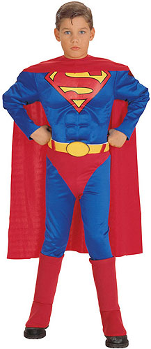 Toddler Deluxe Superman Costume - Click Image to Close