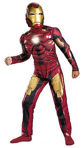 Child Iron Man Mark 6 Light-Up Costume