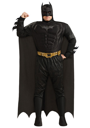 Mens Plus Size Batman Costume - Click Image to Close