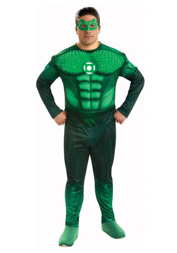 Plus Size Deluxe Hal Jordan Costume - Click Image to Close