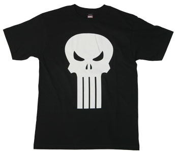 Adult Punisher T-Shirt Costume - Click Image to Close