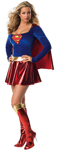 Women's Sexy Supergirl Costume