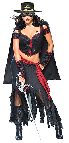 Sexy Zorro Costume - Click Image to Close
