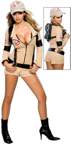 Women's Sexy Ghostbuster Costume - Click Image to Close