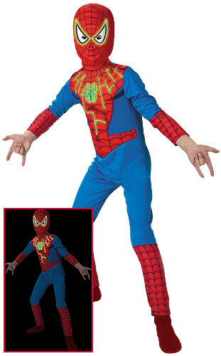 Spiderman Costume Child - Glow-in-the-Dark