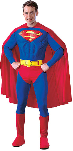 Adult Superman Movie Costume - Click Image to Close