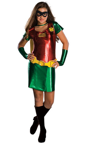 Tween Girls Robin Costume - Click Image to Close