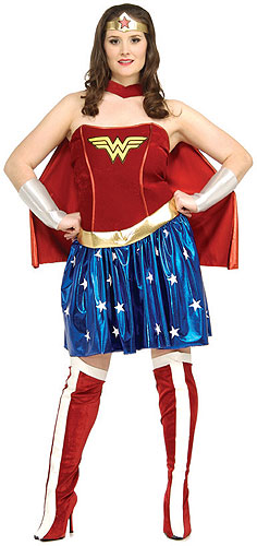 Wonder Woman Plus Size Costume - Click Image to Close