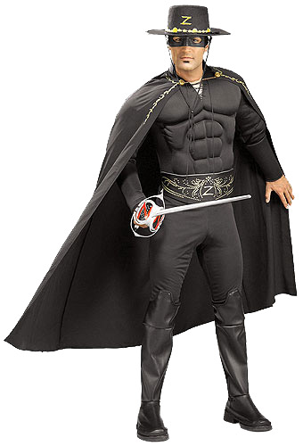 Adult Zorro Costume - Click Image to Close