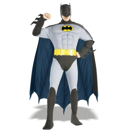 The Batman Muscle Chest Adult Costume - Click Image to Close