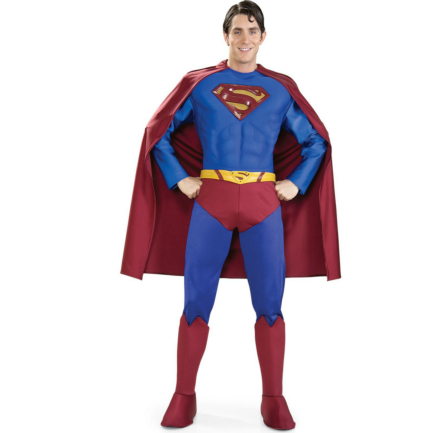 Supreme Superman Muscle Chest (Lycra) Adult