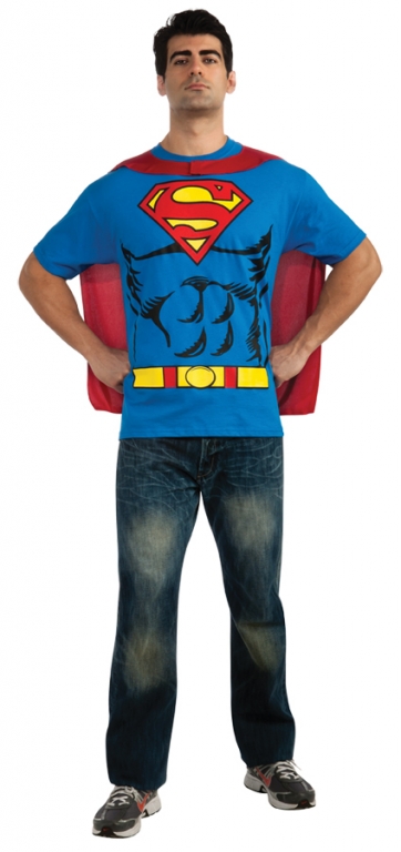 Superman Shirt Costume - Click Image to Close