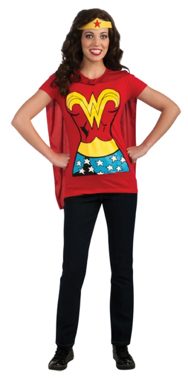 WonderWoman Shirt Costume - Click Image to Close