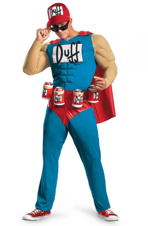 Muscled Duffman Costume