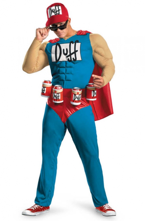 Muscled Duffman Costume - Click Image to Close