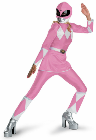 Power Rangers Pink Ranger Deluxe Adult Costume - Click Image to Close