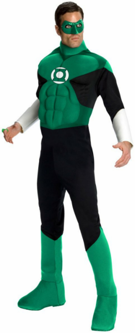 Green Lantern Adult Costume - Click Image to Close