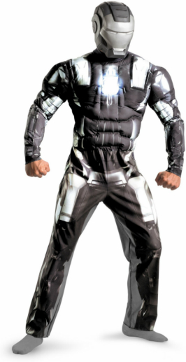 Iron Man 2 Movie - War Machine Classic Muscle Adult - Click Image to Close