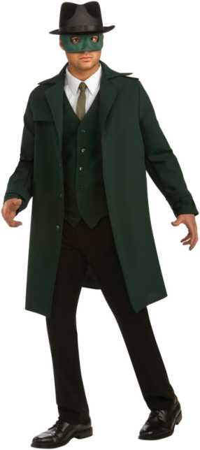 Green Hornet Deluxe Adult Costume - Click Image to Close