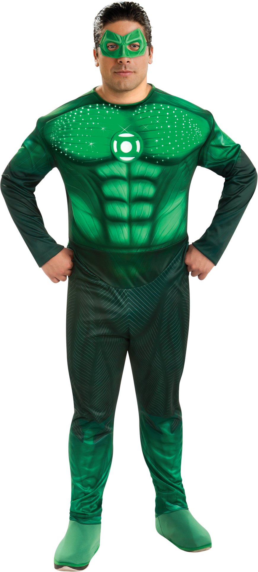 Green Lantern Movie - Deluxe Light Up Hal Jordan Adult Plus Cost - Click Image to Close