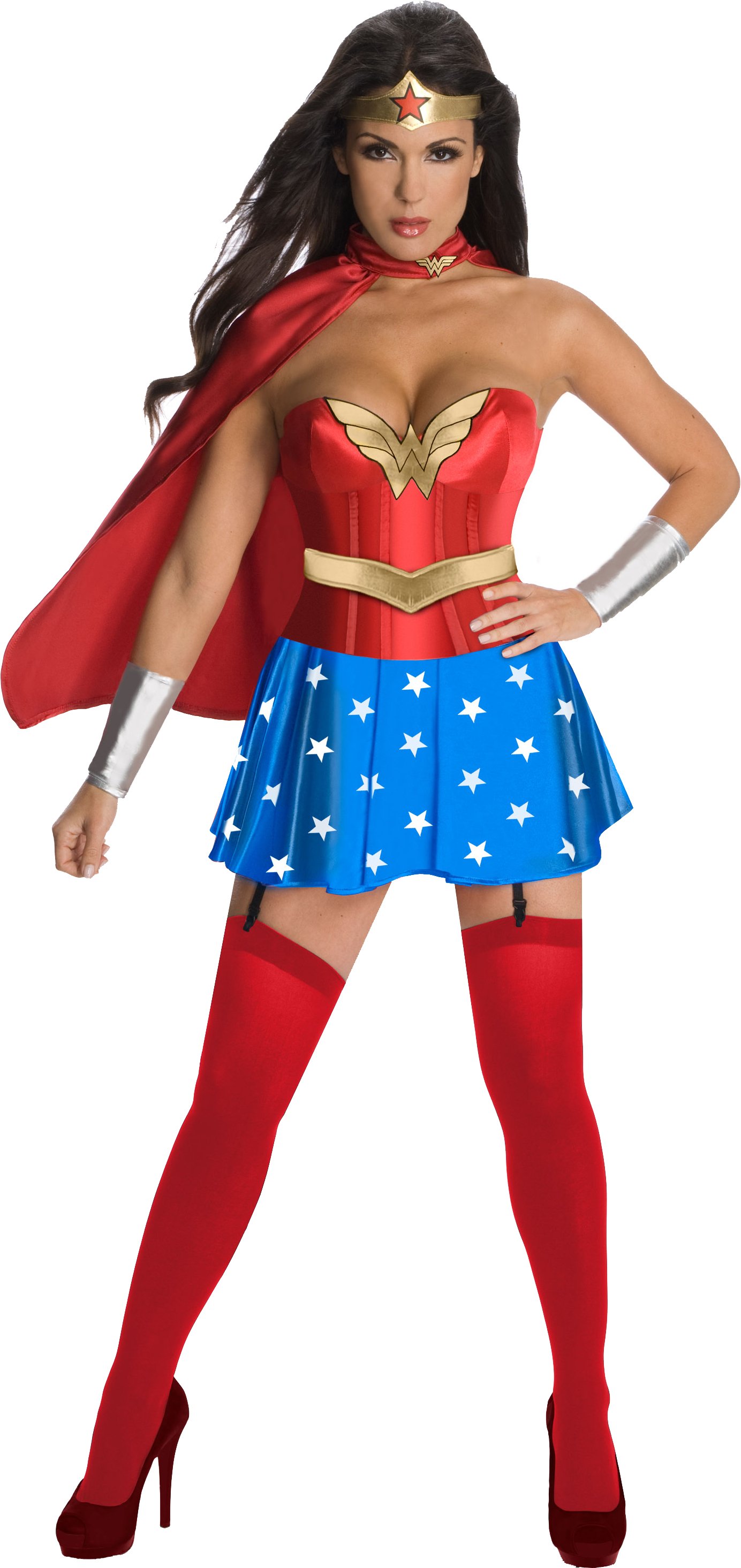 Wonder Woman Corset Adult Costume - Click Image to Close